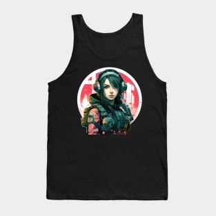 Anime Gamer girl Tank Top